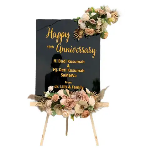 Papan Bunga Akrilik Menukung