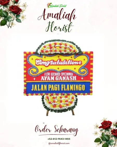 Sewa Papan Bunga Menukung